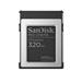 SanDisk CFexpress karta 320GB PRO-CINEMA Typ B (R:1700/W:1500 MB/s)