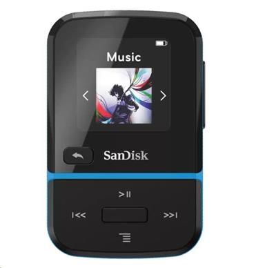 SanDisk Clip Sport Go MP3 Player 32GB, Modrá
