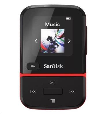 SanDisk Clip Sport Go MP3 Player 32GB , Red