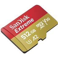 SanDisk Extreme microSDXC 512GB 160MB/ s + adaptér 