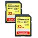 SanDisk Extreme Plus SDHC 32GB, 90MB/s – V30 UHS-I U3 2-pack