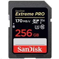 SanDisk Extreme Pro SDXC 256GB R:170 MB/s, W: 90 MB/s, Class 10 UHS-I U3 V30