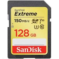 SanDisk Extreme SDXC 128GB R:150 MB/s, W: 60 MB/s, Class 10 UHS-I U3 V30