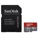 SANDISK Micro SD card SDXC 64GB Ultra Android A1 Class 10 UHS-I 100 MB/s + SD adaptér