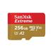 SanDisk micro SDXC karta 256GB Extreme Mobile Gaming (190 MB/s Class 10, UHS-I U3 V30)