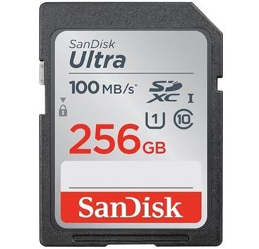 SanDisk SDXC karta 256GB Ultra (100MB/s Class 10 UHS-I)