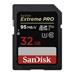 SanDisk SecureDigital SDHC Extreme Pro (95 MB/s class 10 UHS-I U3 V30) - 32GB