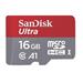 SanDisk Ultra microSDHC 16GB 98MB/s A1 Class 10 UHS-I - Imaging Packaging, Adaptér