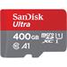 SanDisk Ultra microSDXC 400 GB 100 MB/s A1 Class 10 UHS-I, Android, Adaptér