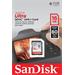 SanDisk Ultra paměťová karta SDHC 16GB čtení: až 80MB/s Class 10 UHS-I