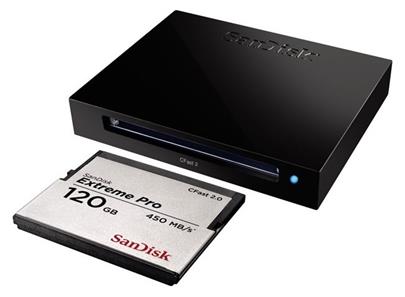 SanDisk USB 3.0 čtečka pro CFAST 2.0 karty, rychlost do 500MB/s