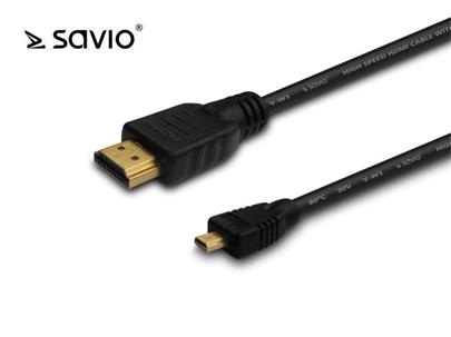 SAVIO CL-39 HDMI to micro HDMI Cable 1,5m