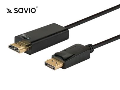 SAVIO CL-56 HDMI - DP Cable 1,5m