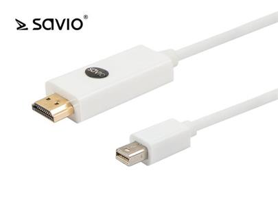 SAVIO CL-83 Cable Mini DisplayPort M - HDMI M 1,8m
