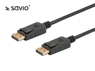 SAVIO CL-86 Cable Displayport M - Displayport M 3m