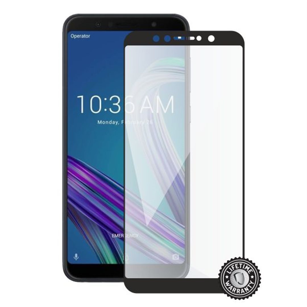 Screenshield ASUS Zenfone Max Pro ZB602KL Tempered Glass protection (full COVER black)