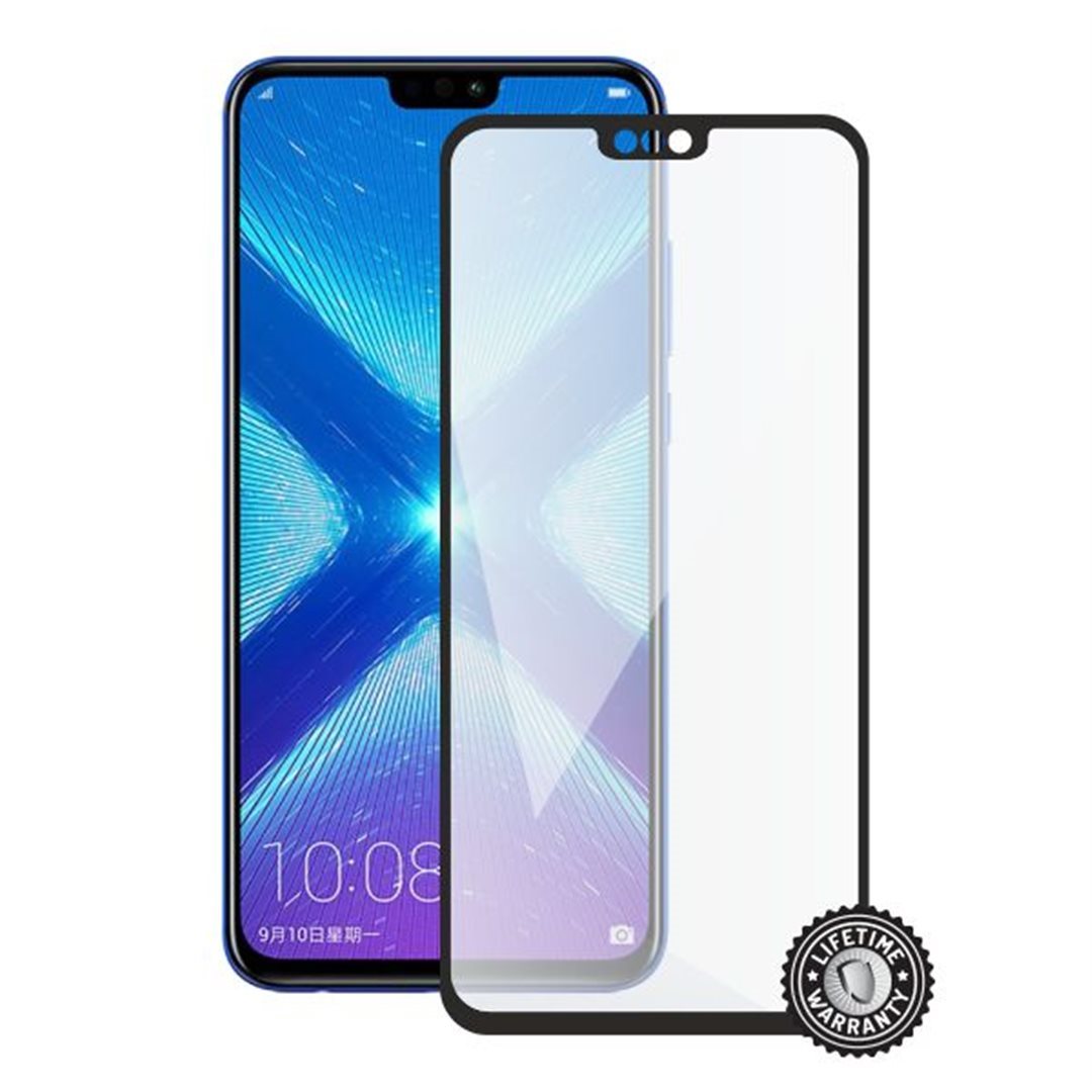 Screenshield HUAWEI Honor 8X Tempered Glass protection (full COVER black)