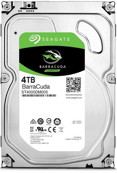Seagate BarraCuda 4TB HDD / ST4000DM005 / interní 3,5" / 7200 rpm / SATA 6Gb/s / 64MB