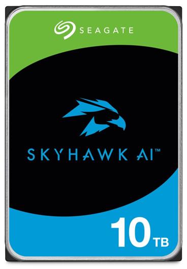 Seagate SkyHawk AI 10TB HDD / ST10000VE000 / Interní 3,5" / 7200 rpm / SATA 6Gb/s / 256 MB