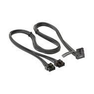 SEASONIC Kabel 2x 8-pin na 1x 12VHPWR, 90°, 750mm, černá