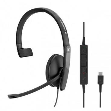 SENNHEISER SC 130 USB-C headset - jednostranná sluchátka s mikrofonem