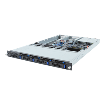 Server R133-C11 1U S-AM5(105W), 2×10+2×1GbE, 4sATA3,5"+4sATA 2,5", M.2, 4DDR5, PCI-E16(g5),1E4g4, IPMI, rPS (80+ PLAT.)