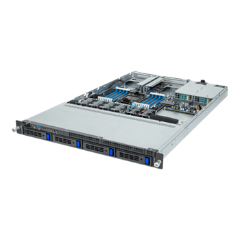 Server R163-S30 1U S-E(350W), 1GbE, 4sATA, M.2, 16DDR5, 2PCI-E16(g5), 2OCP3, IPMI, rPS (80+ PLAT.)