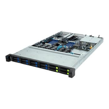 Server R163-S30 1U S-E(350W), 1GbE, 8SFF&4NVMe4, M.2, 16DDR5, 1PCI-E16(g5), OCP3, IPMI, rPS (80+ PLAT.)