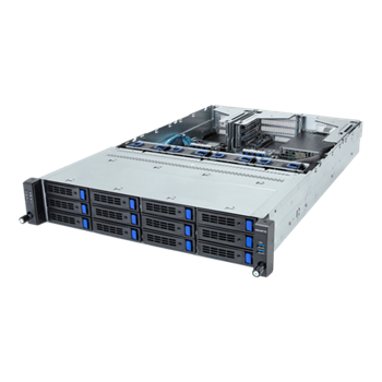 Server R163-S30 2U S-E(350W), 1GbE, 12sATA, M.2, 16DDR5, 2PCI-E16g5/2E8g5, 2OCP3, IPMI, 1k3W rPS (80+ PLAT.)