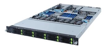 Server R182-NA0 1U 2S-P+ (270W), 2GbE, 10NVMe4/SFF, IPMI, 32DDR4-3200, 2PCI-E16(g4), 2OCP, rPS (80+ PLAT)