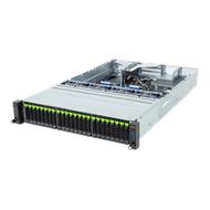 Server R263-Z36 2U S-SP5(400/500W), 1GbE, 24NVMe5,M.2, 12DDR5, PCI-E16g5, OCP3, IPMI,2kW rPS (80+ TIT.)