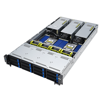 Server RS720A-E12-RS12/1G 2U,2S-SP5(400W), 4×1GbE-T,9PCI-E16/8(g5), 24DDR5, 8NVMe5&4sATA, IPMI, 2,6kW rPS (80+Tit.)