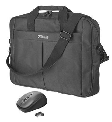 set TRUST Primo 16" Bag with wireless mouse