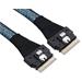 SFF-8654-8i (SlimSAS ×8) rovný -> SFF-8654-8i (SlimSAS ×8) rovný, 1m kabel pro řadu 95xx