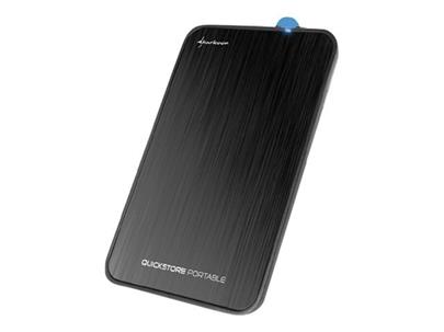 SHARKOON, Quickstore Port. Case 2.5 black USB3.1