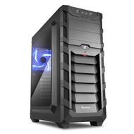 Sharkoon skříň Skiller SGC1 Window / Midi Tower / ATX / 2x USB3.0 / 2x fan / průhledná bočnice / černá