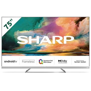 SHARP 75EQ4EA SL, 4K QLED Smart Android TV Dolby Atmos 75"/189cm
