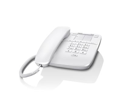SIEMENS Gigaset DA310-B - standardní telefon bez displeje, barva bílá