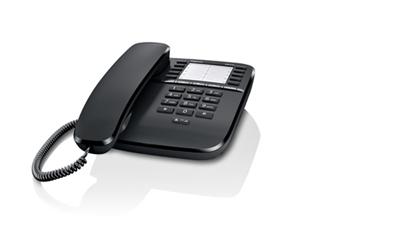 SIEMENS Gigaset DA510 - standardní telefon bez displeje, barva černá