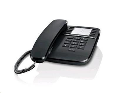 SIEMENS Gigaset DA610 stolní telefon, 10 kláves přímé volby, černý