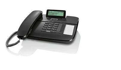 SIEMENS Gigaset DA710 - standardní telefon s displejem, barva černá