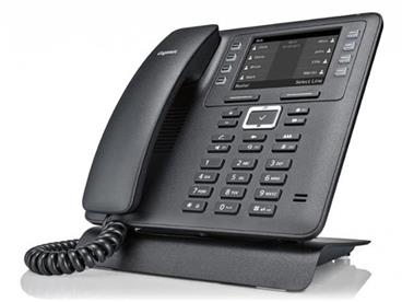 SIEMENS Gigaset MAXWELL-2 - IP telefon, 3,5" LCD, 4x SIP účty, 2x RJ45 Gb, POE, 8x BLF, černá