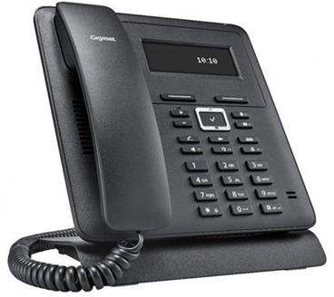 SIEMENS Gigaset MAXWELL-BASIC - IP telefon, 2,5" LCD, 4x SIP účty, 2x RJ45 Gb, POE, černá