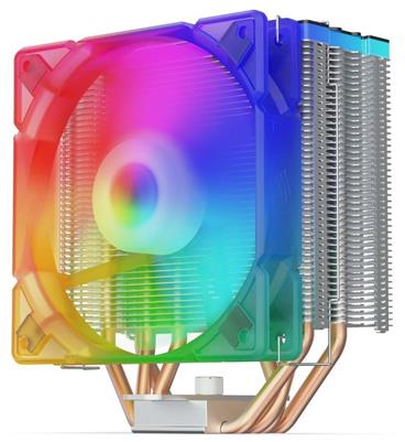 SilentiumPC chladič CPU Fera 3 EVO ARGB / ultratichý/ 120mm fan/ 4 heatpipes/ RGB/ PWM/ pro Intel i AMD