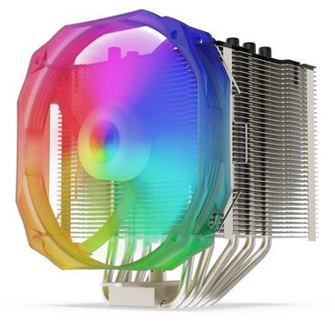 SilentiumPC chladič CPU Fortis 3 EVO ARGB HE1425/ ultratichý/ 140mm fan/ 5 heatpipes/ ARGB/ PWM/ pro Intel i AMD