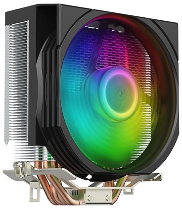 SilentiumPC chladič CPU Spartan 5 MAX ARGB / ultratichý / 120mm fan ARGB / 4 heatpipes / PWM / Intel i AMD i LGA1700