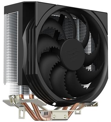 SilentiumPC chladič CPU Spartan 5 / ultratichý / 120 mm fan / 2 heatpipes / PWM / Intel i AMD (i LGA1700)