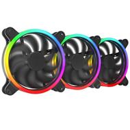 SilentiumPC sada přídavných ventilátorů Sigma Corona HP EVO ARGB 140 3-pack / 3x 140mm fan / ARGB LED / ultratichý