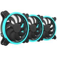 SilentiumPC sada přídavných ventilátorů Sigma HP Corona RGB 140 3-pack / 3x 140mm fan / RGB LED / ultratichý