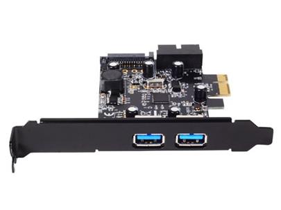 SilverStone SuperSpeed PCI-E card adaper na 2x USB3.0 interní a 2x USB3.0 externí